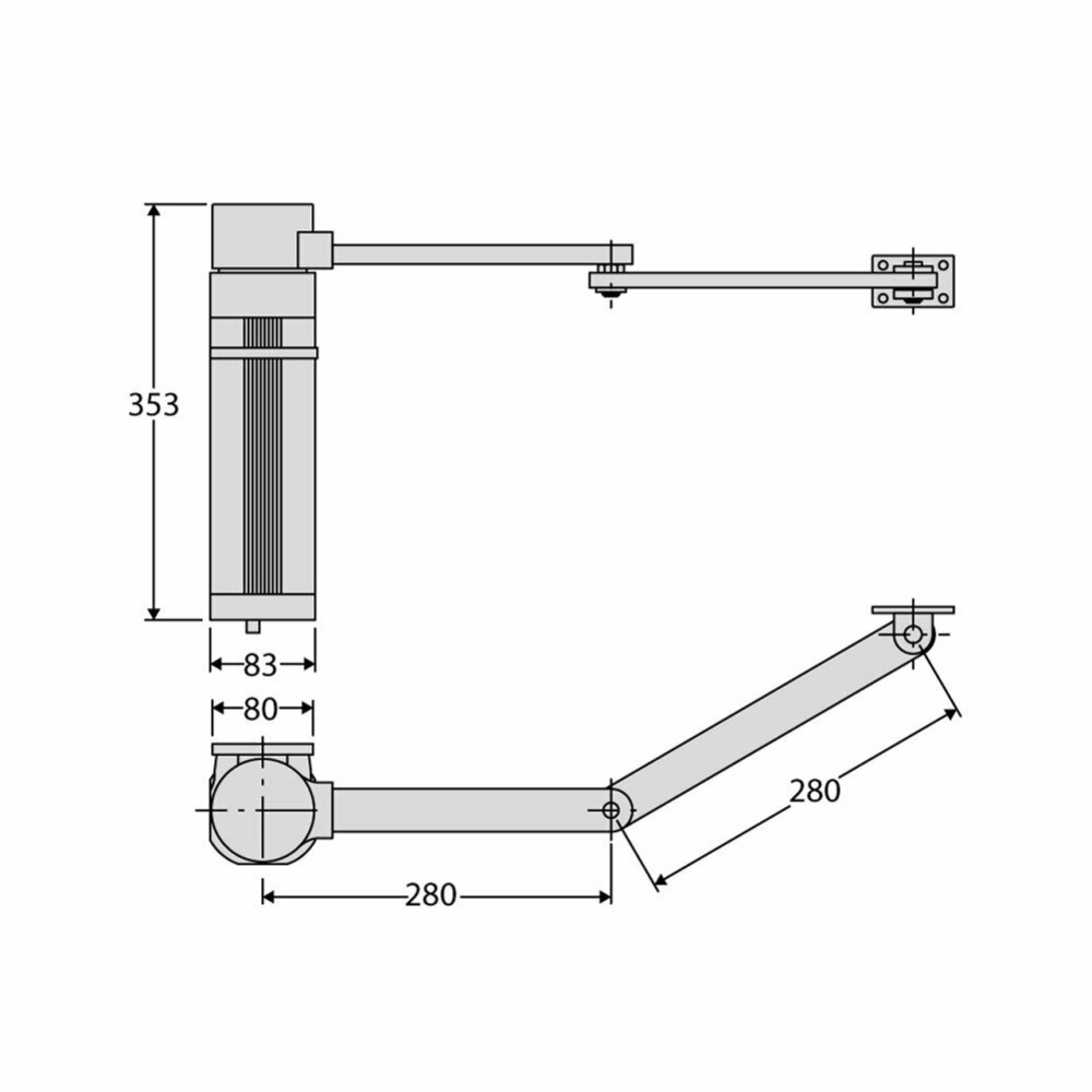 BFT E5 BT A12 Pedestrian Twin Gate Kit